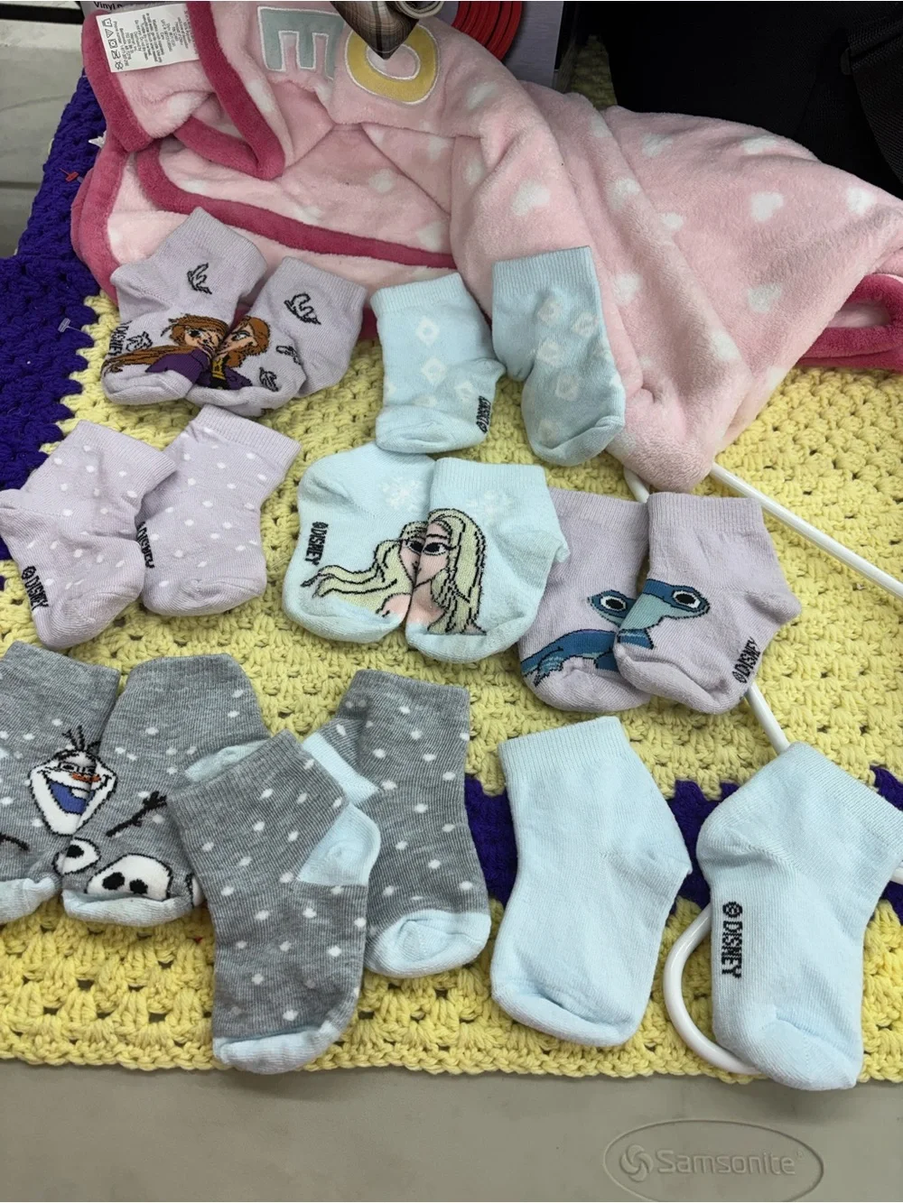 Disney lot of 8 pair toddler socks